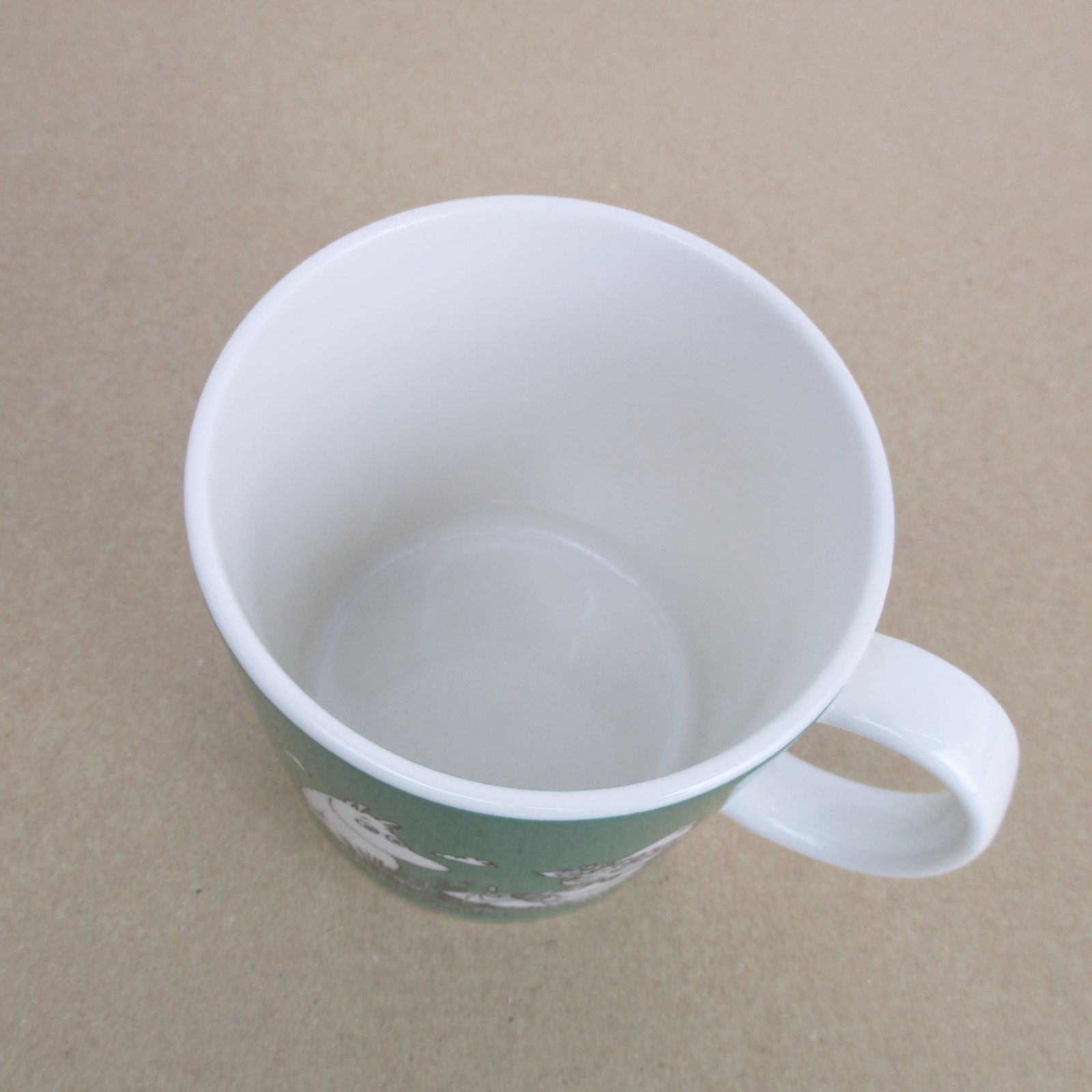 広店】希少 廃盤品 アラビア ムーミンマグ【ダークグリーン】【426 