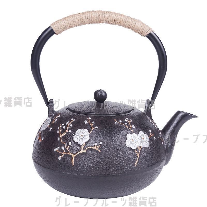 新品・未使用】提梁壺 南部鉄器 老鉄瓶 急須 対応 鉄やかん 鉄分