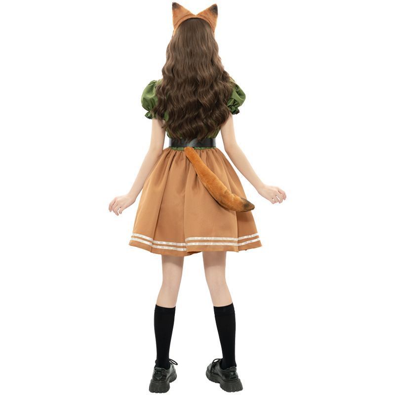 コスプレ 衣装 ロングドレス ズートピア コスプレ ジュディ・ニック