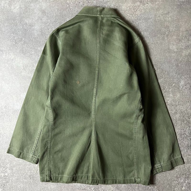 50s US ARMY 米軍実物 13スター コットン サテン ユーティリティ 50s US ARMY 米軍実物 13スター コットン サテン ユーティリティ