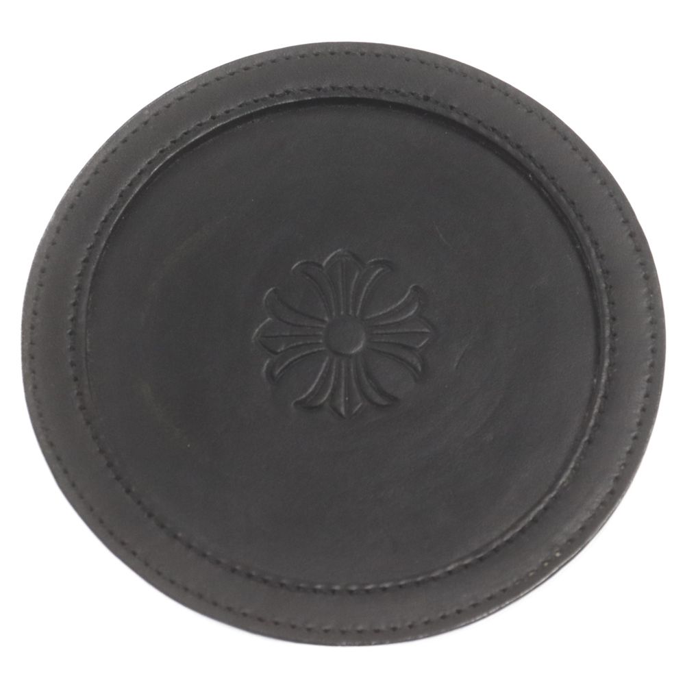 【クロムハーツ コースター】 CHROME HEARTS (クロムハーツ) CH PLUS LEATHER COASTER CH