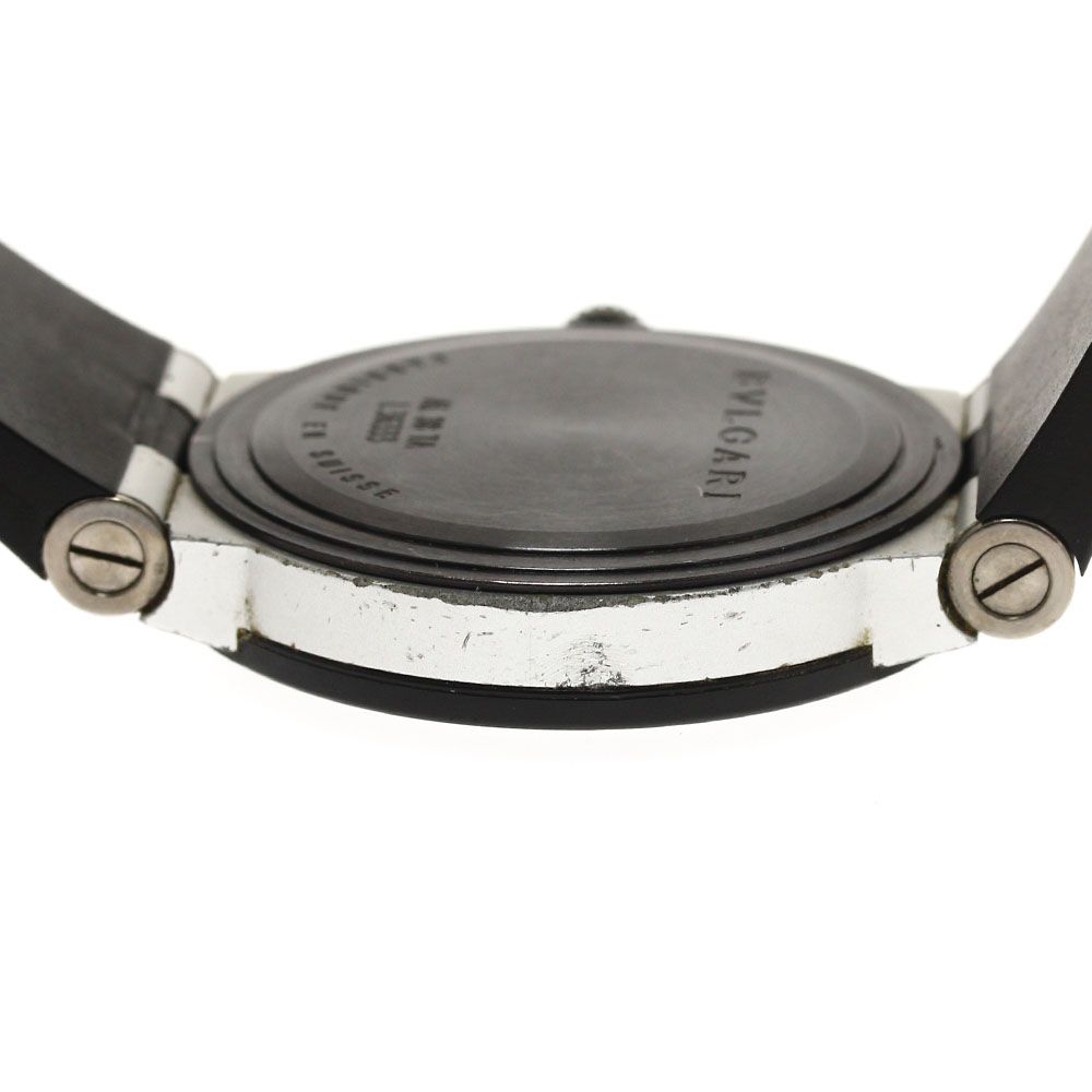 BVLGARI アルミニウム AL38A 自動巻きラバーベルト ブルガリ ブルガリ