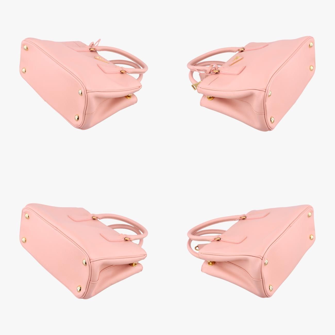 プラダPradaガレリア ピンク サフィアーノレザー BN1801 110 DECORATOM_COM_BR