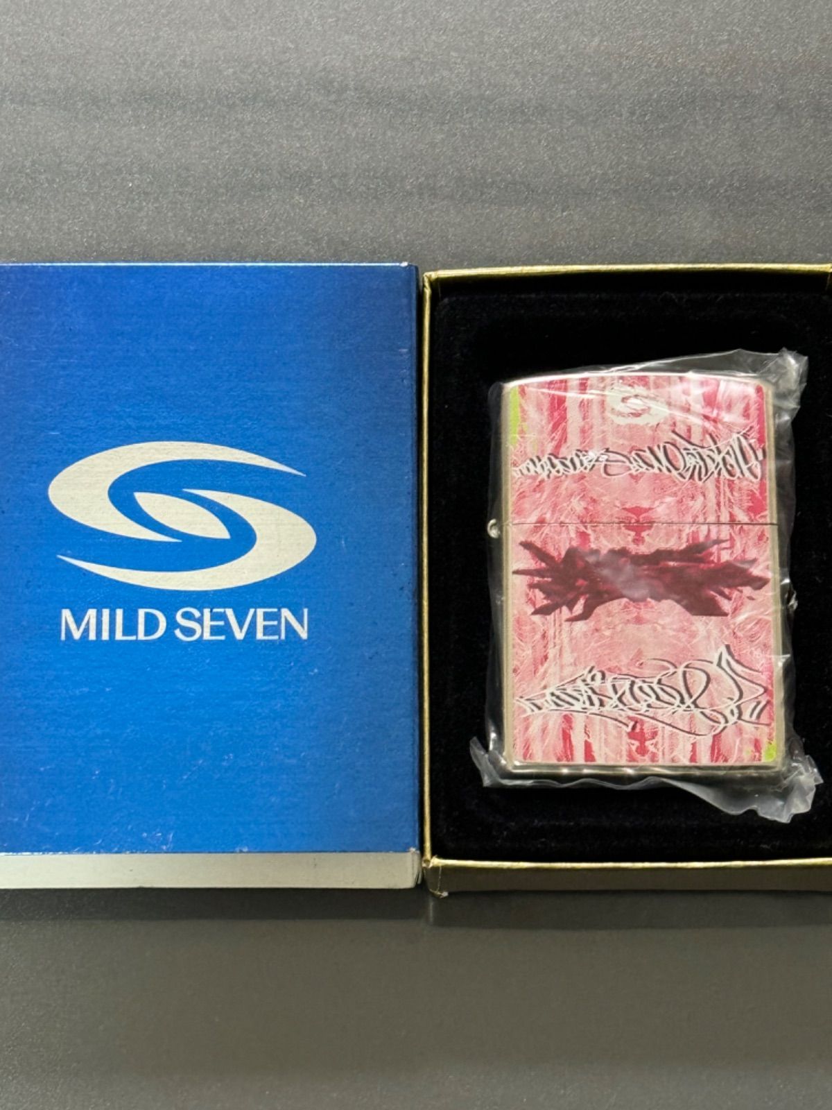 zippo マイルドセブン 4面加工品 限定品 MILD SEVEN 2004年製 GRAB 