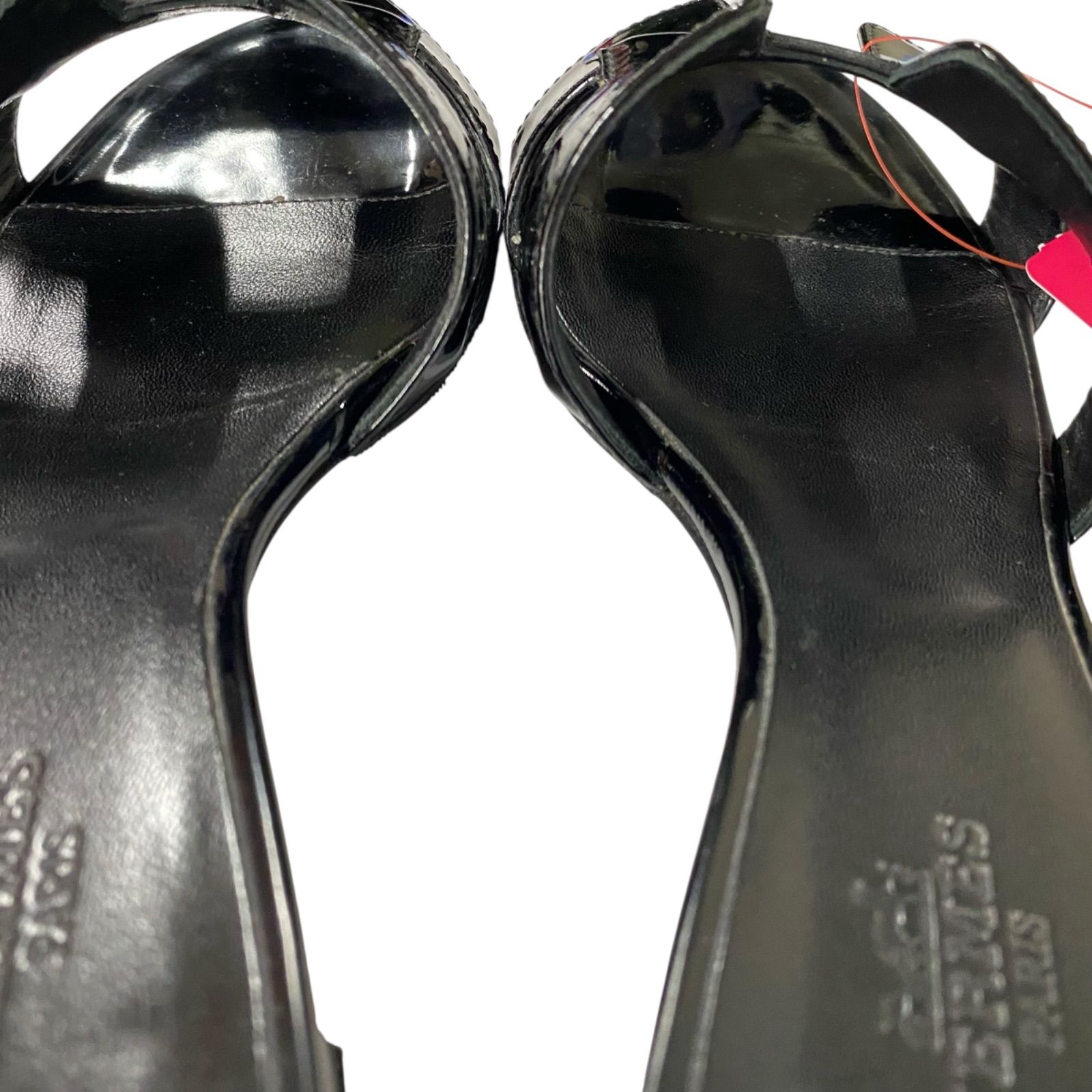 エルメス　サンダル　24.5センチ　38ハーフ　黒　コレクション 3102.jpg
