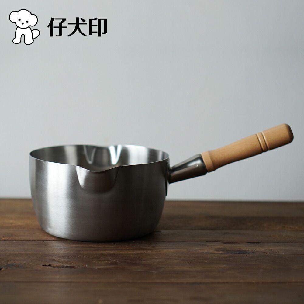 仔犬印 IH 深雪平鍋 18cm 本間製作所