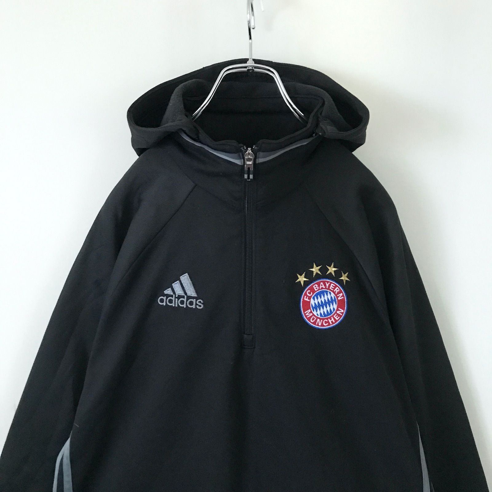 adidas☆FCバイエルン・ミュンヘン☆トラックトップ☆ハーフジップx