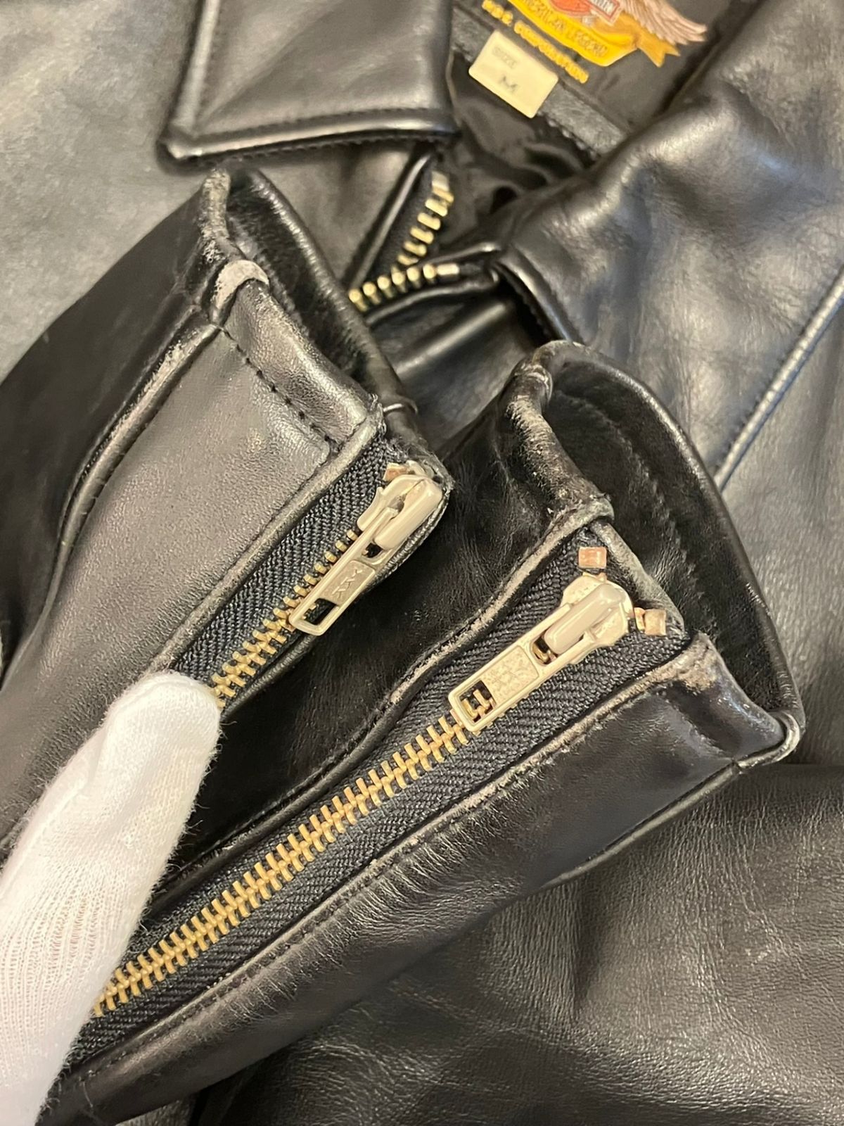 ハーレーダビットソン Harley Davidson シングル ライダースジャケット