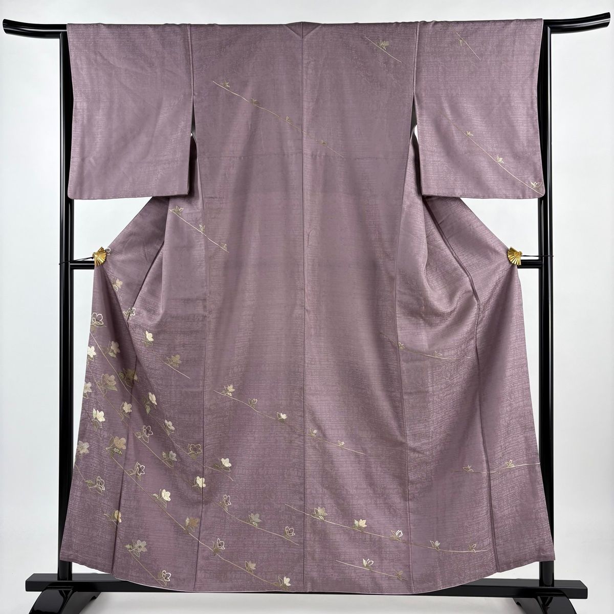 M187　訪問着　身丈156cm　しつけ糸　四季花 e6fdd7295c936e3e17d2098f6eee90