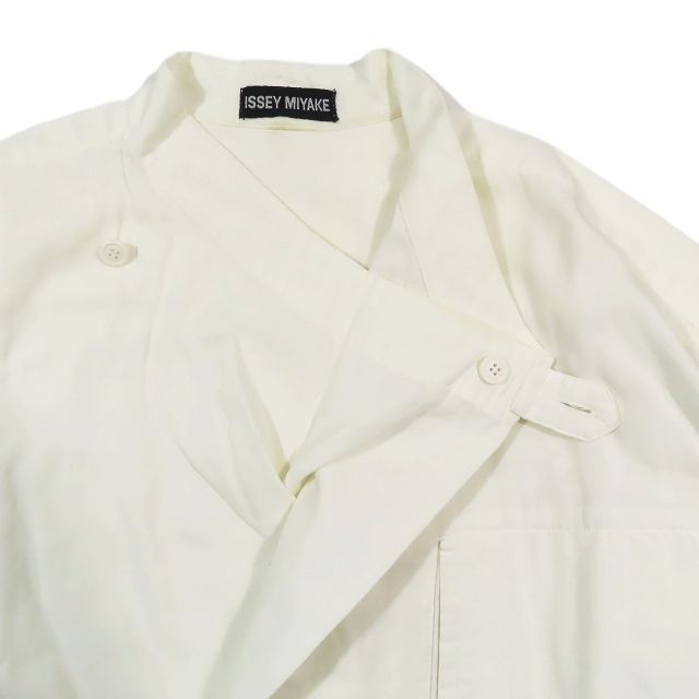 isseymiyake vintage ホワイト長袖シャツ Mサイズ