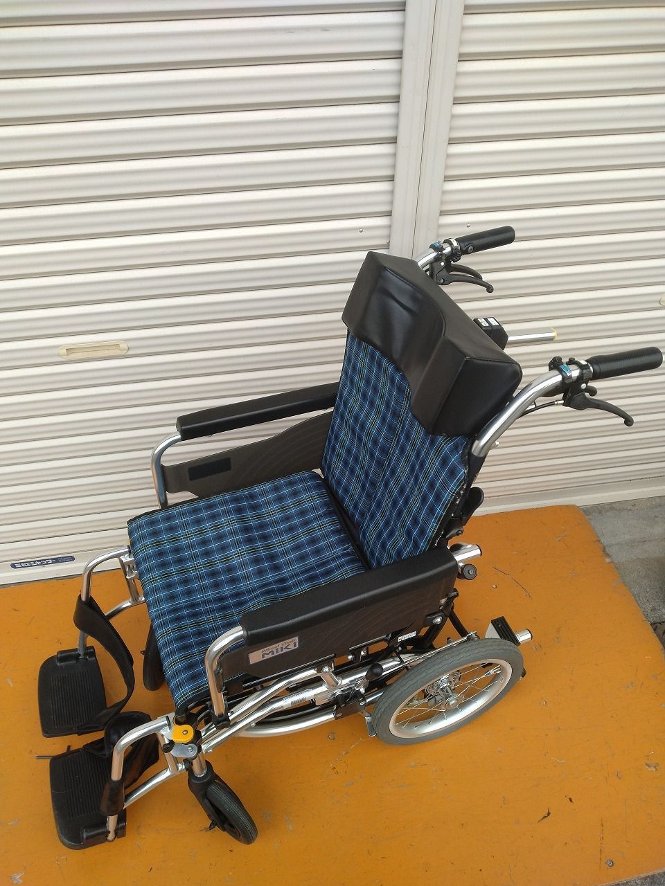 KM-25-0312-07 MIKI ミキ 介助式車椅子 ティルト スキット7 SKT-7