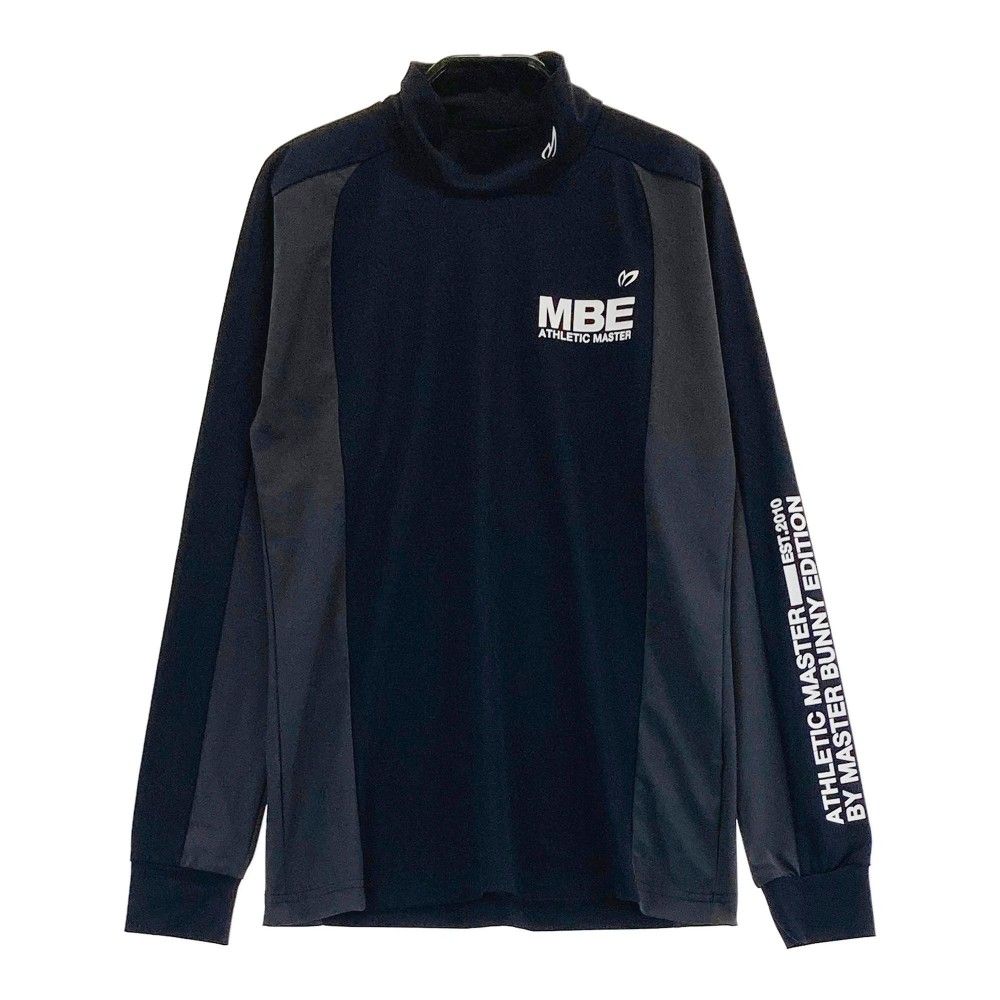 サイズ：0 MASTER BUNNY EDITION マスターバニーエディション  ハイネック 長袖Tシャツ  ネイビー系 [240101450627] ゴルフウェア レディース ストスト サイズ：0 MASTER BUNNY EDITION マスターバニーエディション