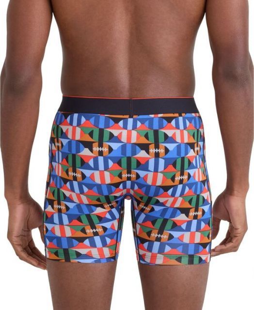 サックス メンズ ボクサーパンツ アンダーウェア Men s Multi-Sport Printed Mesh Boxer Briefs Gridiron Check-multi ボクサーパンツ 下着 アンダーウェア