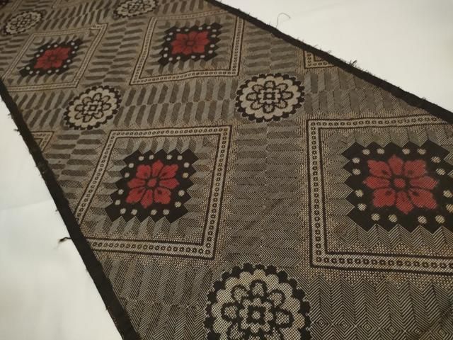 平和屋本店■希少　本場大島紬　龍郷絣　反物　着尺　逸品　未使用　DZAA11257kh5 平和屋本店□希少 本場大島紬 龍郷絣 反物 着尺 逸品 未使用