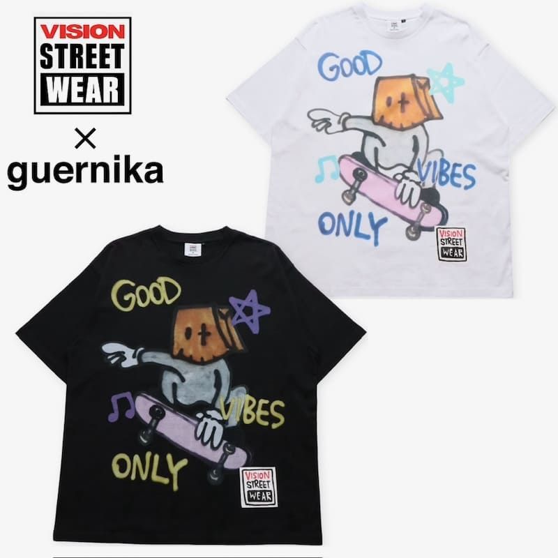 ゲルニカ × ガンズTシャツ コラボ 黒 人気デザインビンテージGUERNIKA COLLABORATION – guernika official online shop