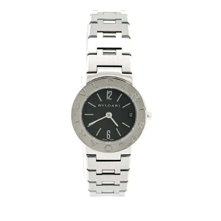 中古美品】 BVLGARI ブルガリ BB23SS ブラック文字盤 レディース