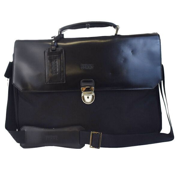 【中古】 ジャンフランコフェレ GIANFRANCO FERRE ビジネスバッグ ブリーフケース 書類かばん ハンド ショルダー 2WAY 03HA402
