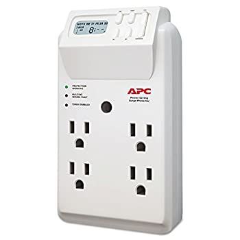 Power-Saving Timer Essential SurgeArrest Surge Protector 4 Outlets 1020 J by APC