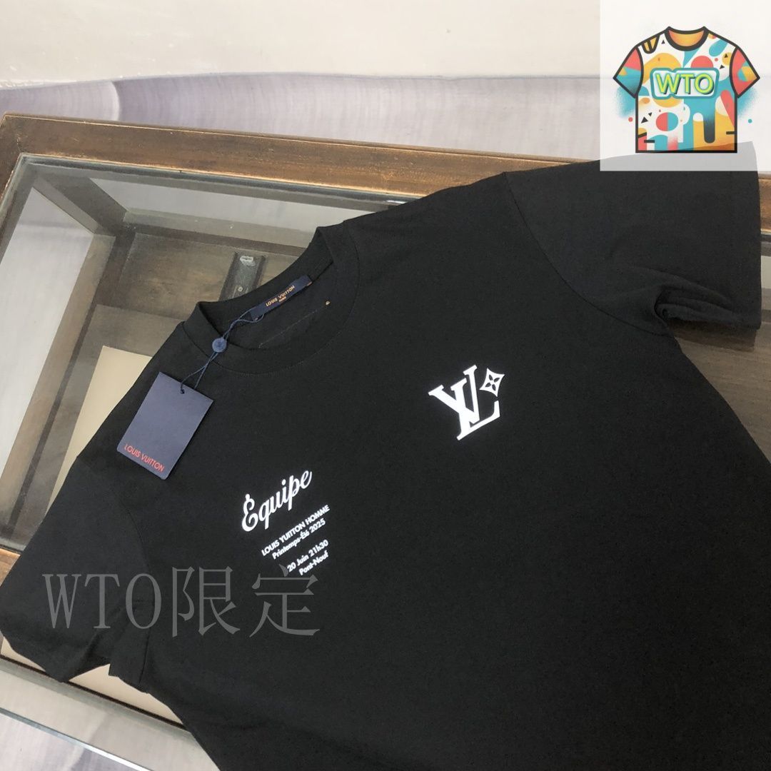 今日特価】Louis Vuitton ロゴプリント T シャツ-2 - メルカリ