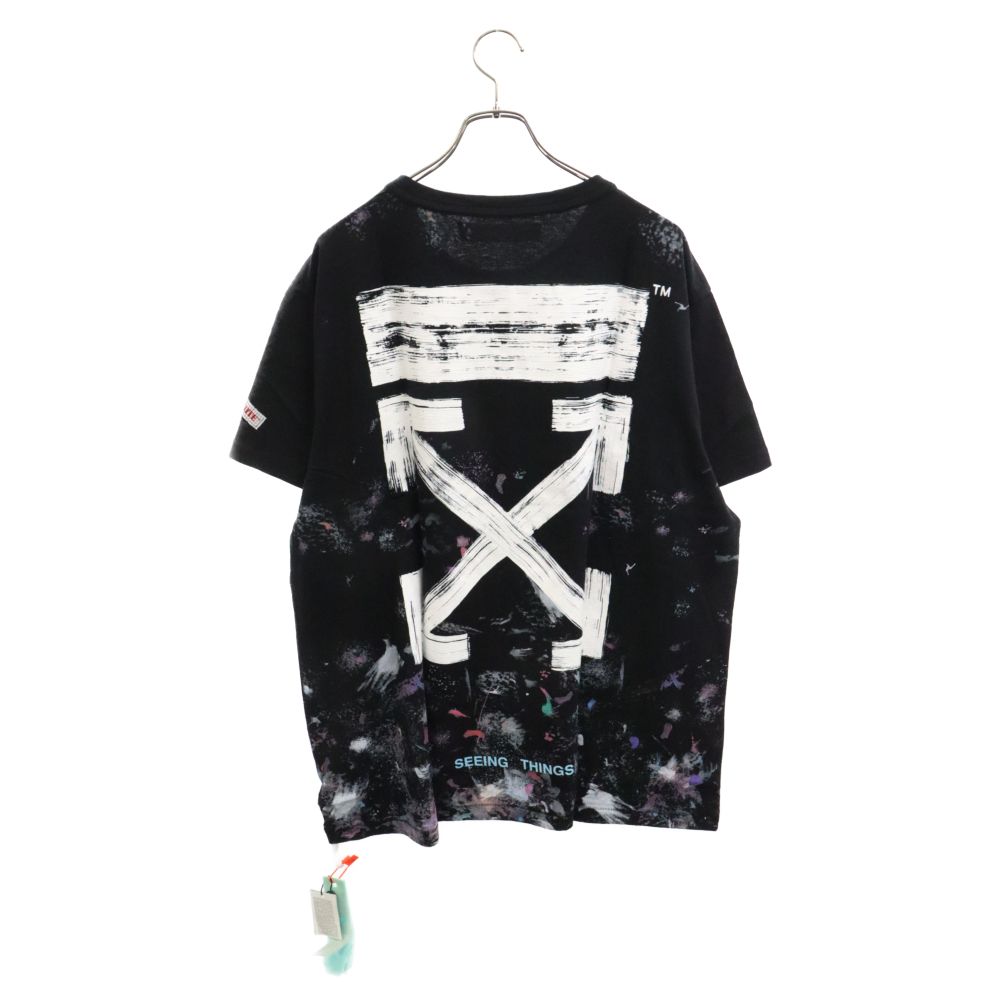 off-white ギャラクシー　Tシャツ　Sサイズ OFF-WHITE (オフホワイト) 21SS Galaxy Brushed Arrows T-Shirt