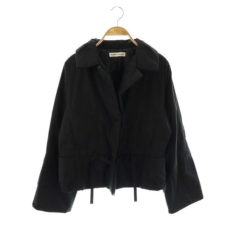 日本製【HIROKO KOSHINO】裏起毛スムースジャケット　SIZE38 ヒロココシノ HIROKO KOSHINO セットアップ テーラード