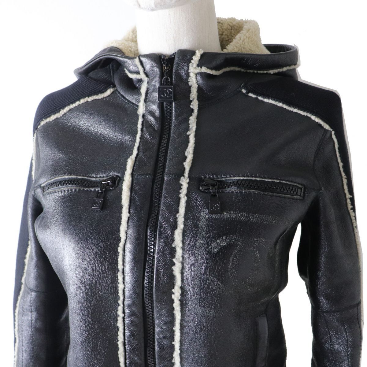 良品◎正規品 イタリア製 CHANEL シャネル 08A P33734 スポーツライン  