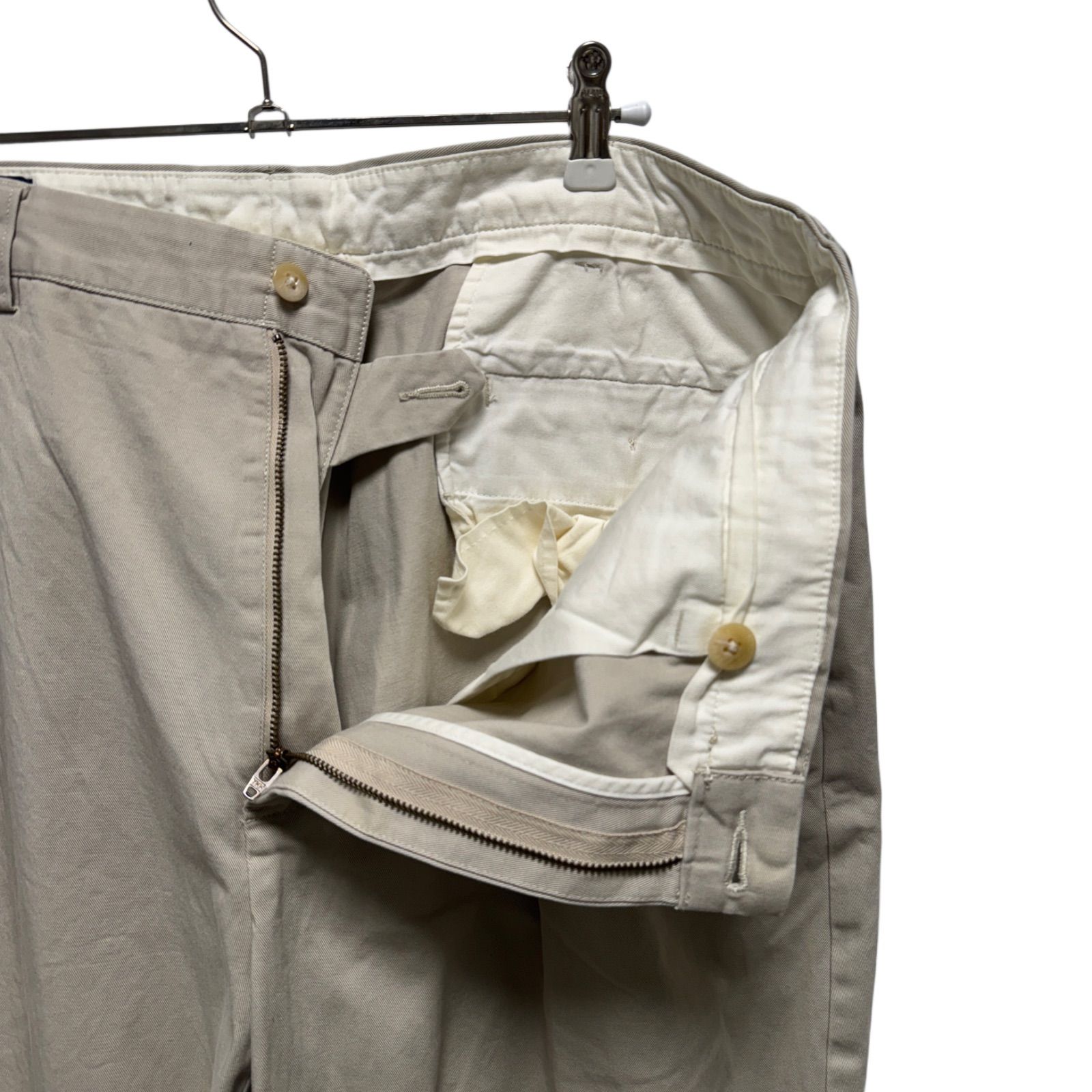 90s POLO RALPH LAUREN チノパン W38 L32 太めシルエット ポロ ラルフ