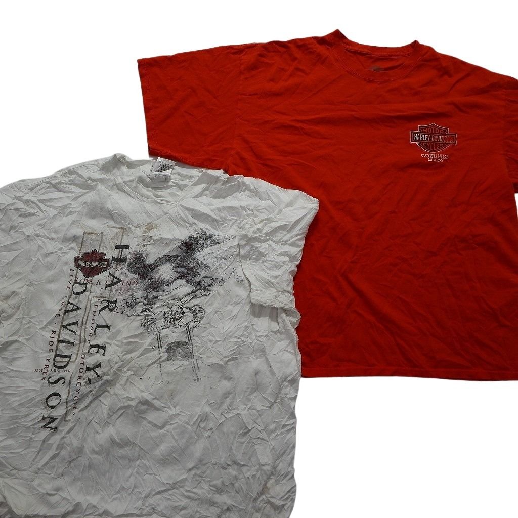 古着卸 まとめ売り ハーレーダビッドソン 半袖Tシャツ 9枚セット 