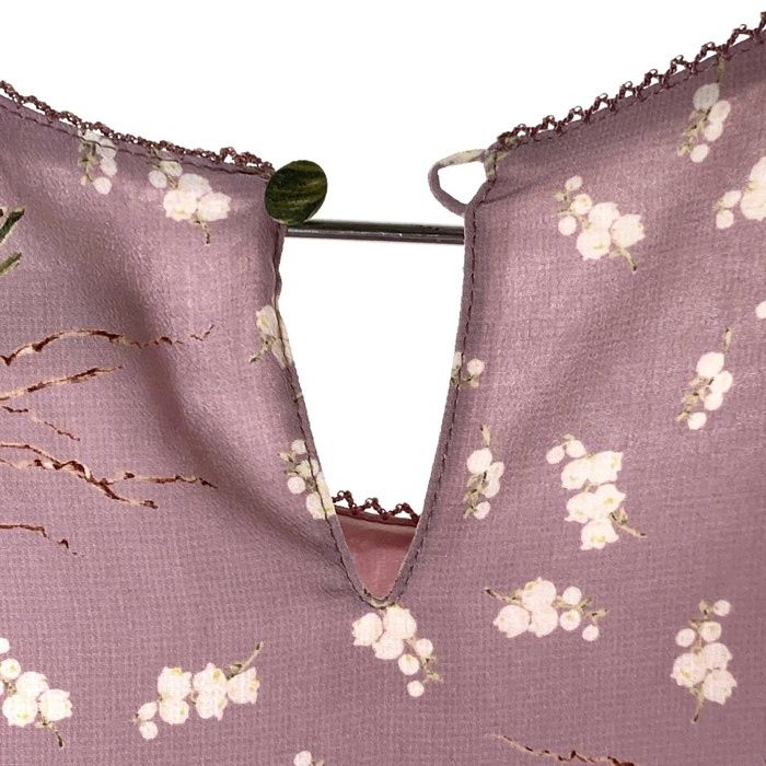 ☆KANEKO ISAO カネコイサオ 花柄ロングワンピース パープル