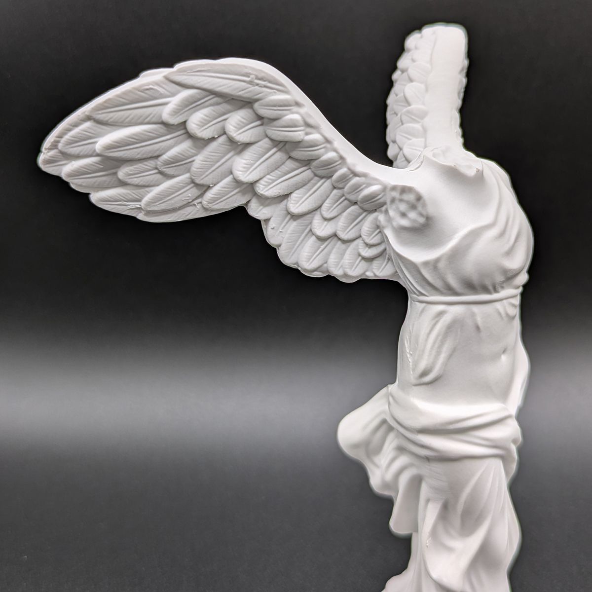 勝利の女神　サモトラケ　ニケ像　彫刻　アンティーク　置物　インテリア　フィギュア サモトラケのニケ風 フィギュア 14.8cm 勝利の女神 石膏像風