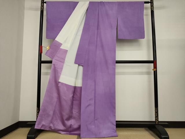 平和屋着物●上質な紬　色無地　浅紫色　正絹　逸品　AAAY4685ck 平和屋着物○上質な紬 色無地 浅紫色 正絹 逸品 AAAY4685ck - メルカリ