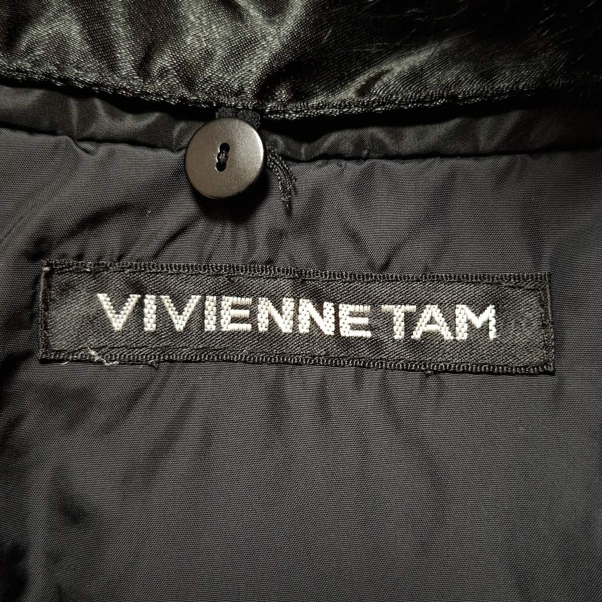 ヴィヴィアンタム コート サイズ0 XS レディース - 黒 長袖/中綿
