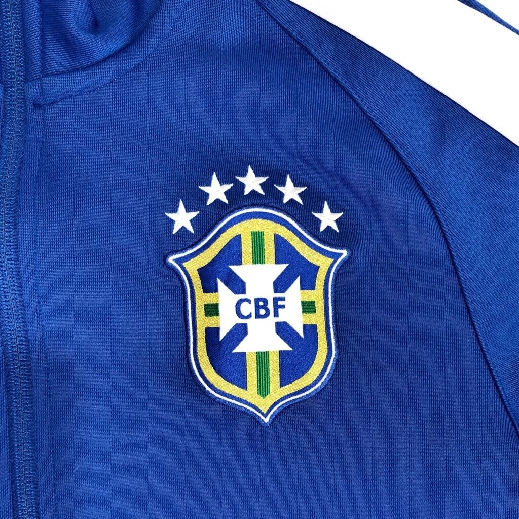 【美品】90s NIKE ナイキ ブラジル代表 トラックジャケット ジャージ 90年代 NIKE ナイキ サッカー ブラジル代表 トラックジャケット