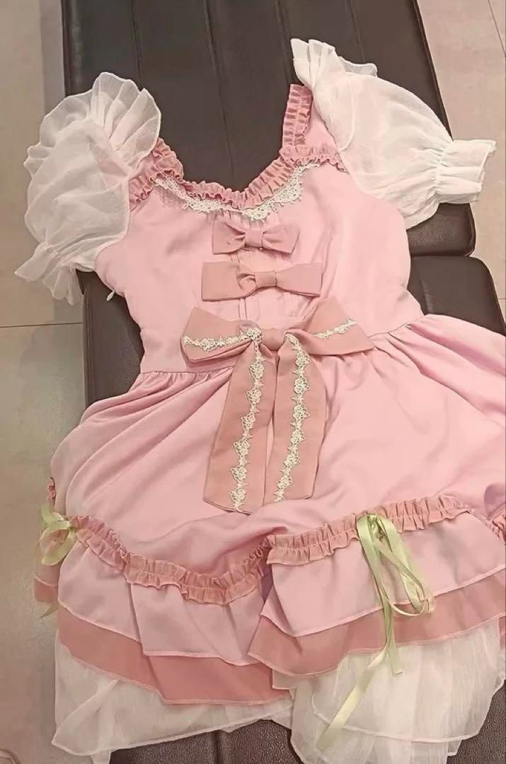 クラシカルリボンロリータワンピース