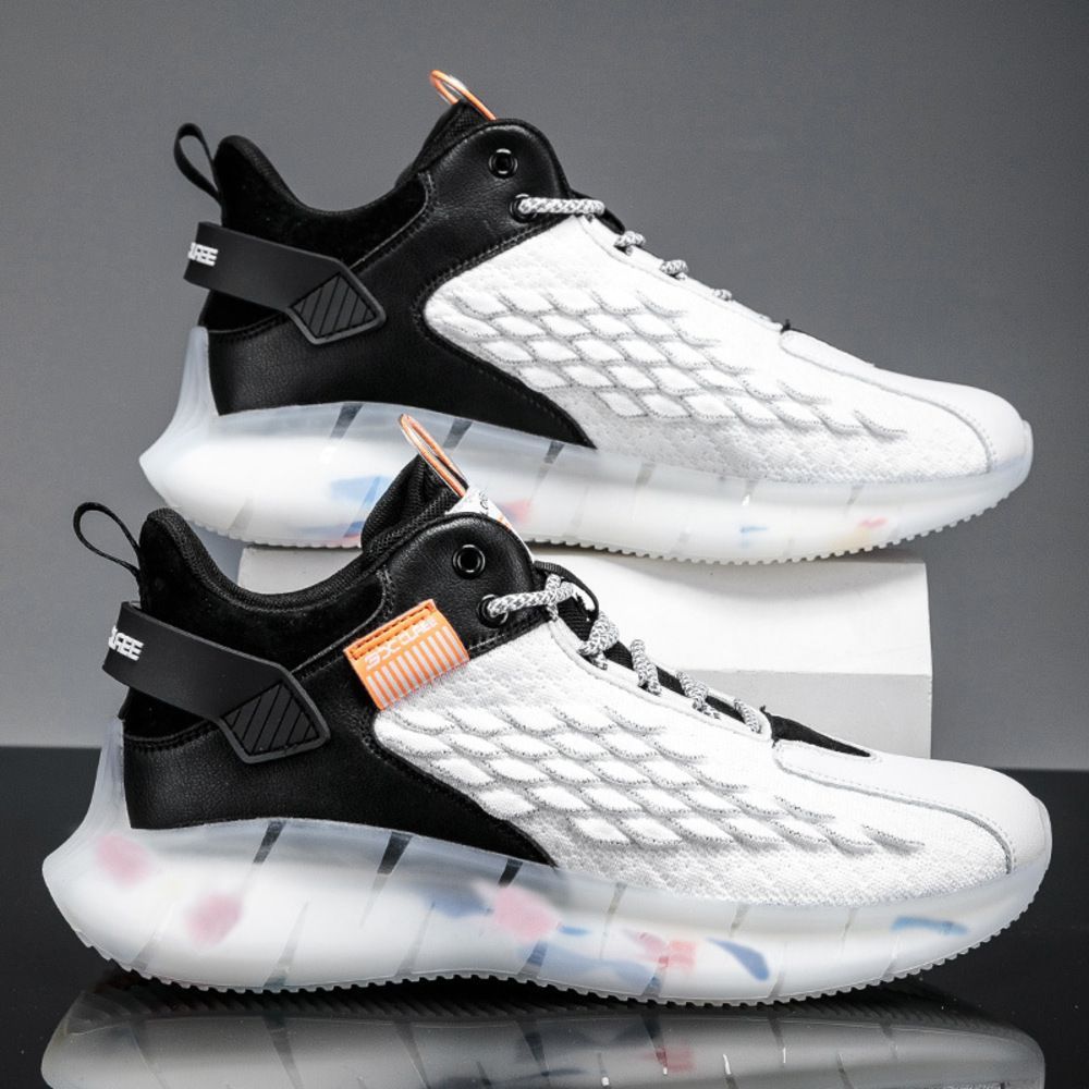 ホワイト×ブラック  40(25cm)  スニーカー pmysneaker0821 スニーカー ランニングシューズ ウォーキングシューズ ジョギングシューズ シューズ 靴 スポーツシューズ 運動靴 ひも靴 レースアップ 軽