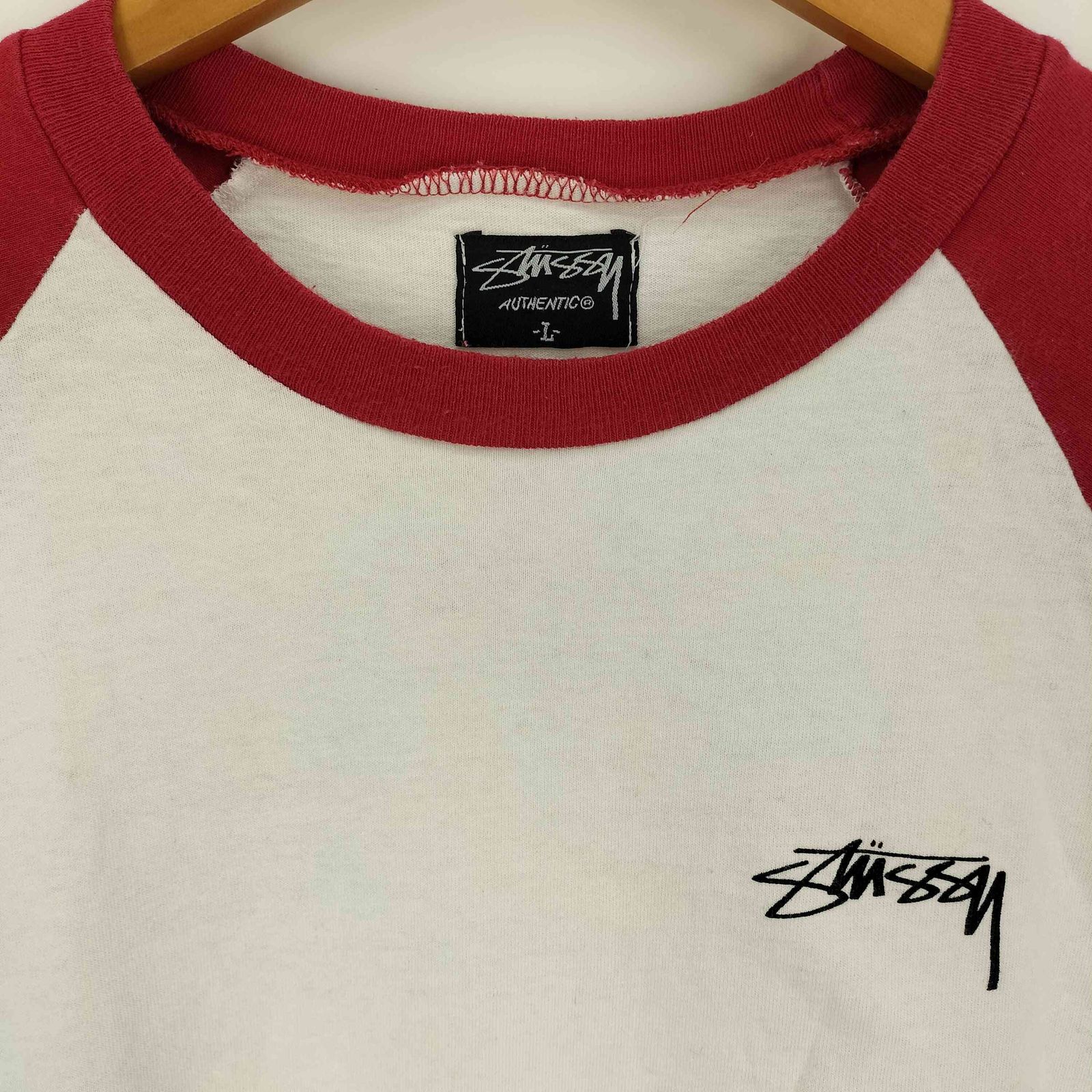 ステューシー Stussy 00S AUTHENTIC バック ラスタカラー サークルロゴ 