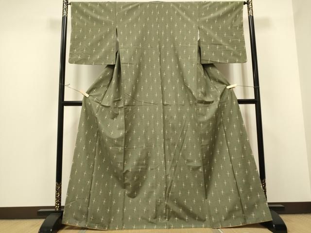 平和屋着物○上質な紬 十字絣 松坂屋扱い 正絹 逸品 CAAQ9585th - メルカリ 