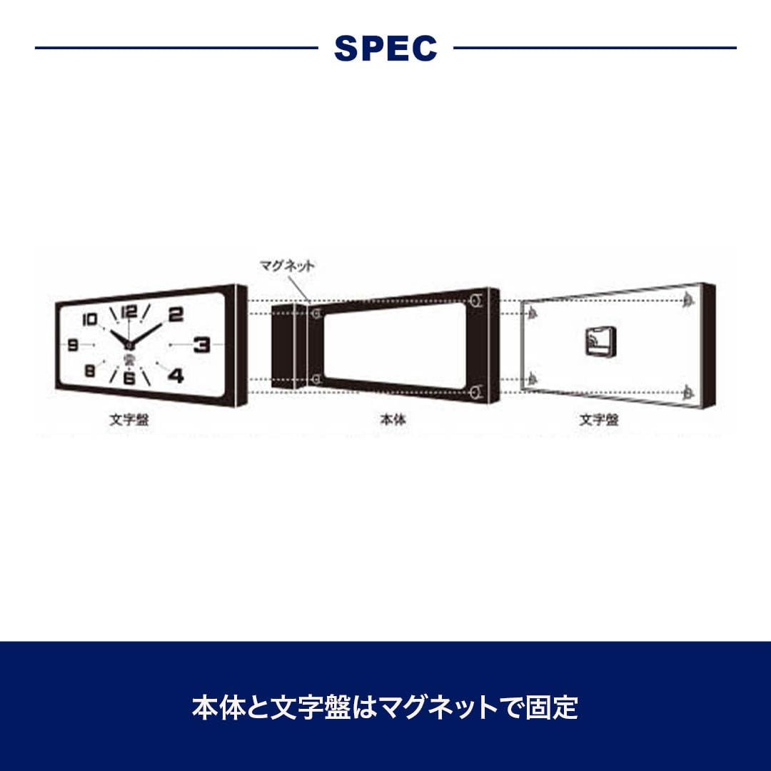 ダブルフェイス クロック