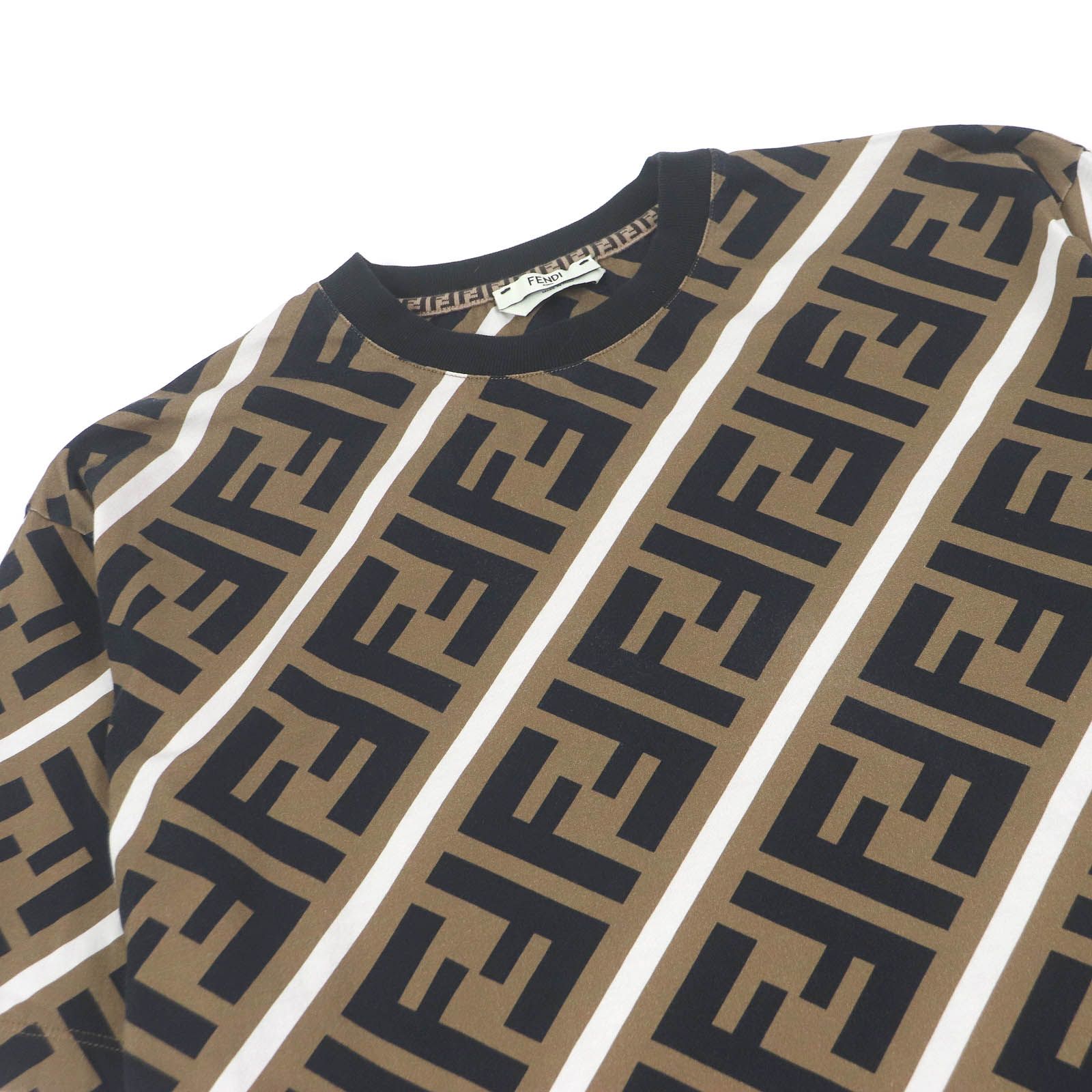 Vintage FENDI FFロゴ ズッカ柄 総柄 半袖トップス イタリア製 Vintage FENDI FFロゴ ズッカ柄 総柄 半袖トップス イタリア製