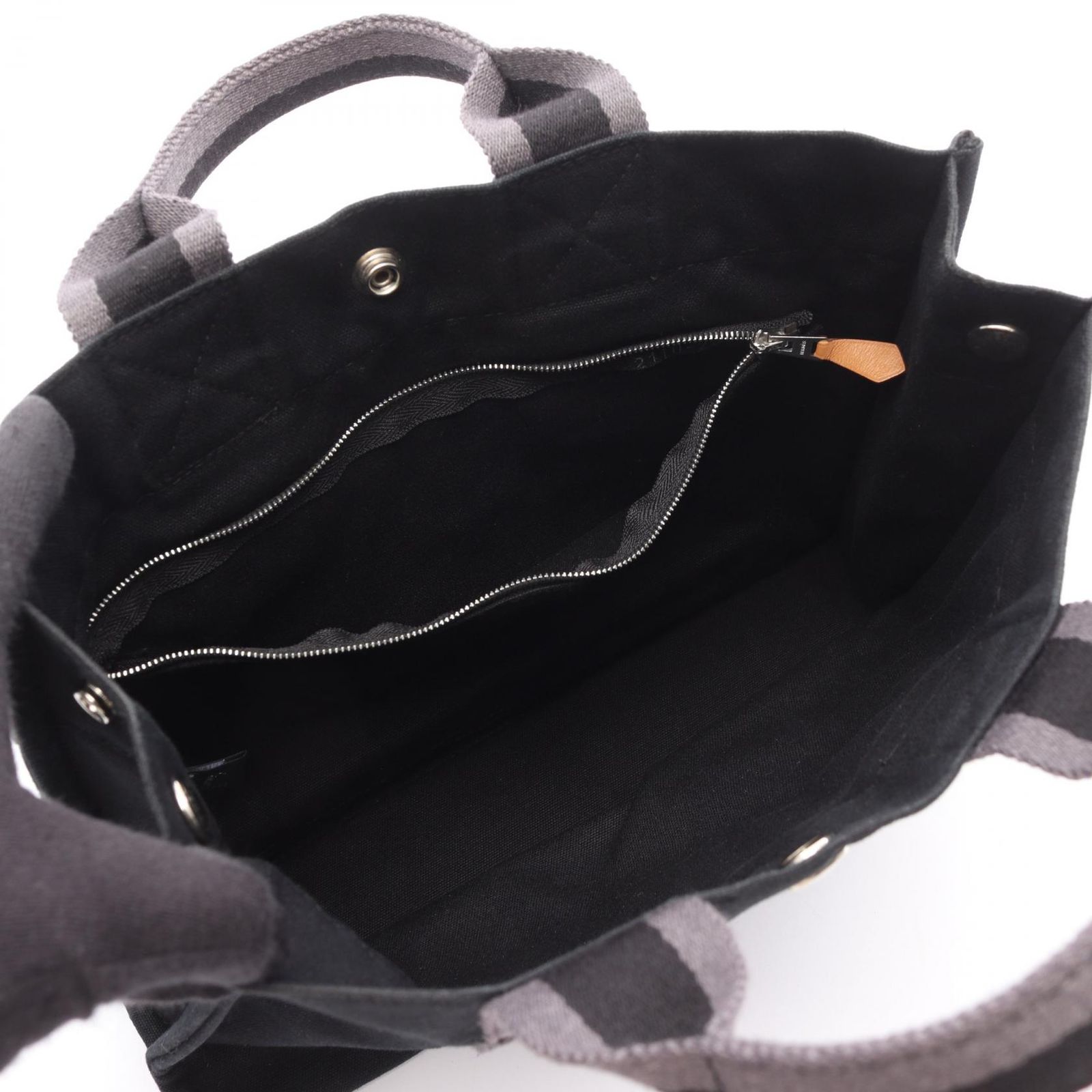 エルメス HERMES トートバッグ フールトゥPM ブラック キャンバス