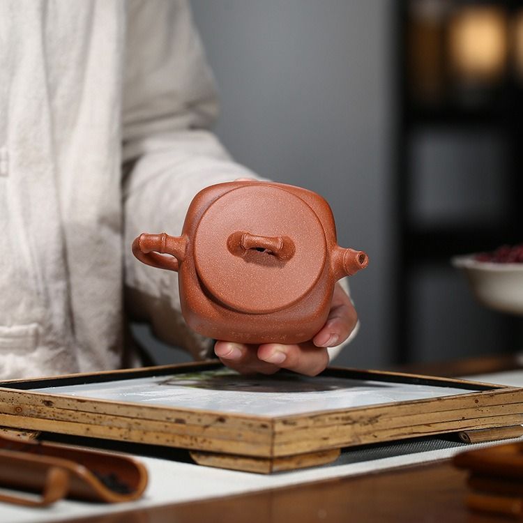 手作りする   紫砂   急須   茶器 IwaiLoft 本番 中国宜興 紫砂 茶壺 急須 オシャレ 紫砂壷 黄金段