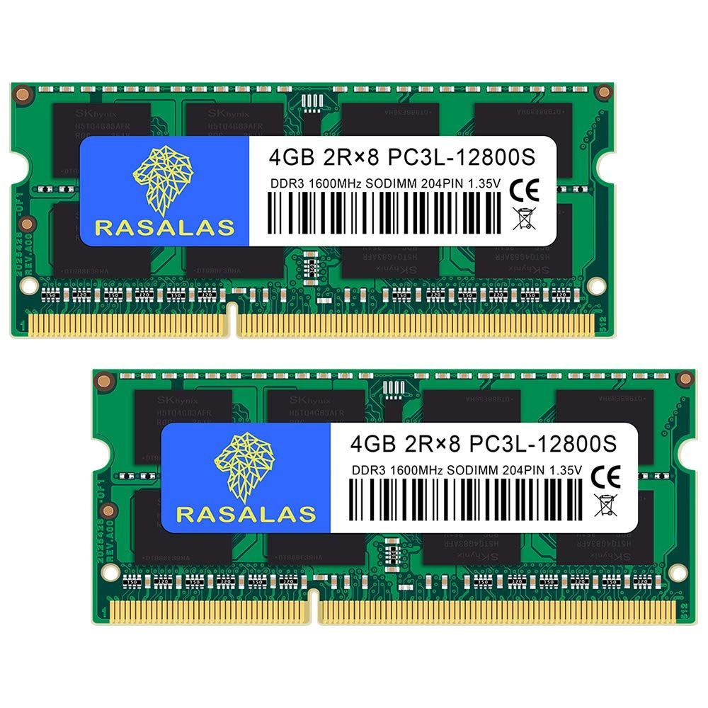 在庫処分】PC3L-12800 4GB×2枚 SODIMM DDR3L 1600MHz 1.35V (低電圧