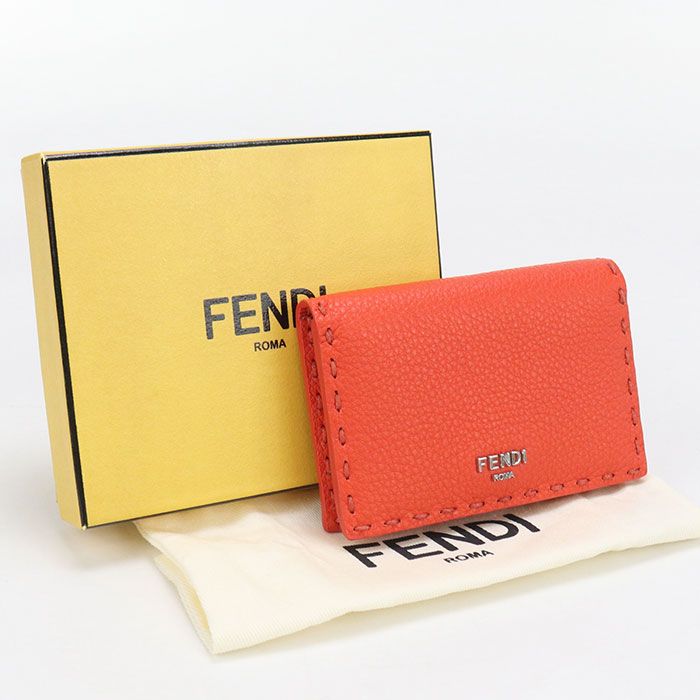 FENDI フェンディ カードケース セレリア 8M0501 名刺入れ レザー レディース