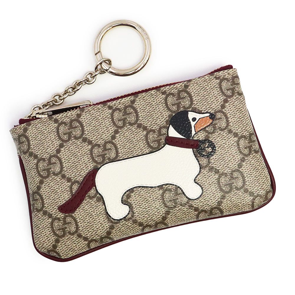 GUCCI シェリーライン　GGキャンバス　キーケース　箱付き　小銭入れ 低 価格 通販ファッション - GUCCI シェリーライン GGキャンバス