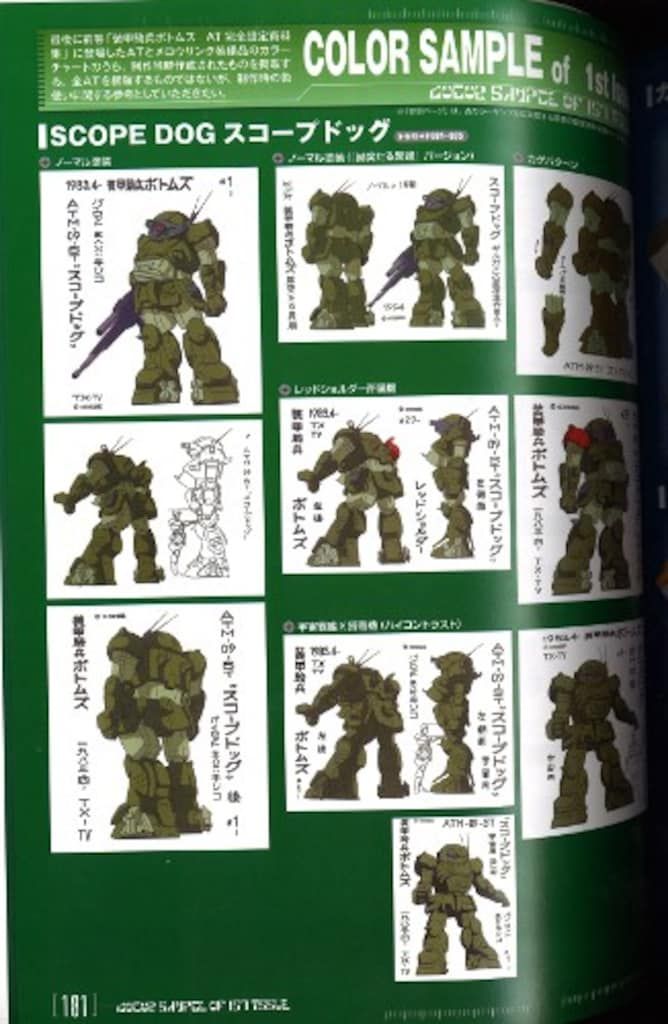 一迅社 装甲騎兵ボトムズAT完全設定資料集 vol.2 (帯付)