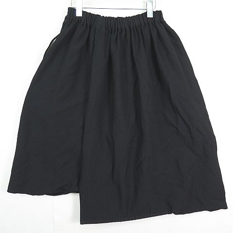 コムデギャルソン COMME des GARCONS GM-P002 アシンメトリー サルエル ワイド パンツ ブラック AD2025 2sa6913 DECORATOM_COM_BR