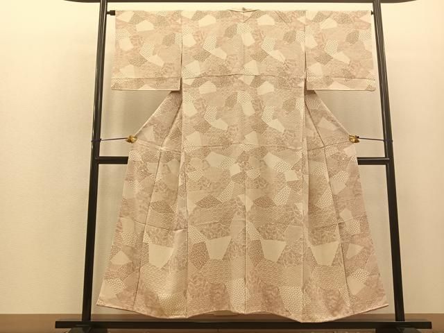 平和屋着物○小振袖 二尺袖 藤花房丸文 洗える着物 DAAW3832fe 平和