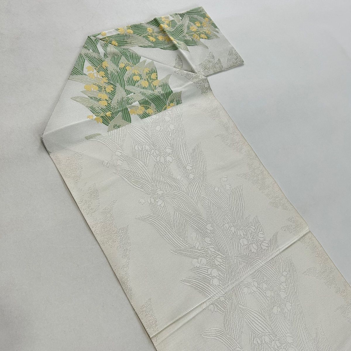 近賢織物 松葉仕立て 八寸名古屋帯 近賢織物 松葉仕立て 八寸