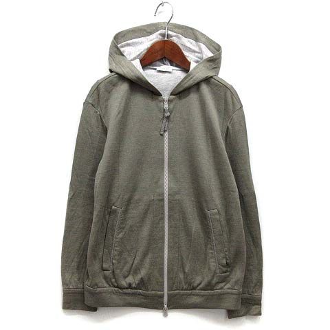 ブルネロクチネリ BRUNELLO CUCINELLI モニーレ 装飾 ジップアップ パーカー 2021SS オリーブ XXS MD828SB806