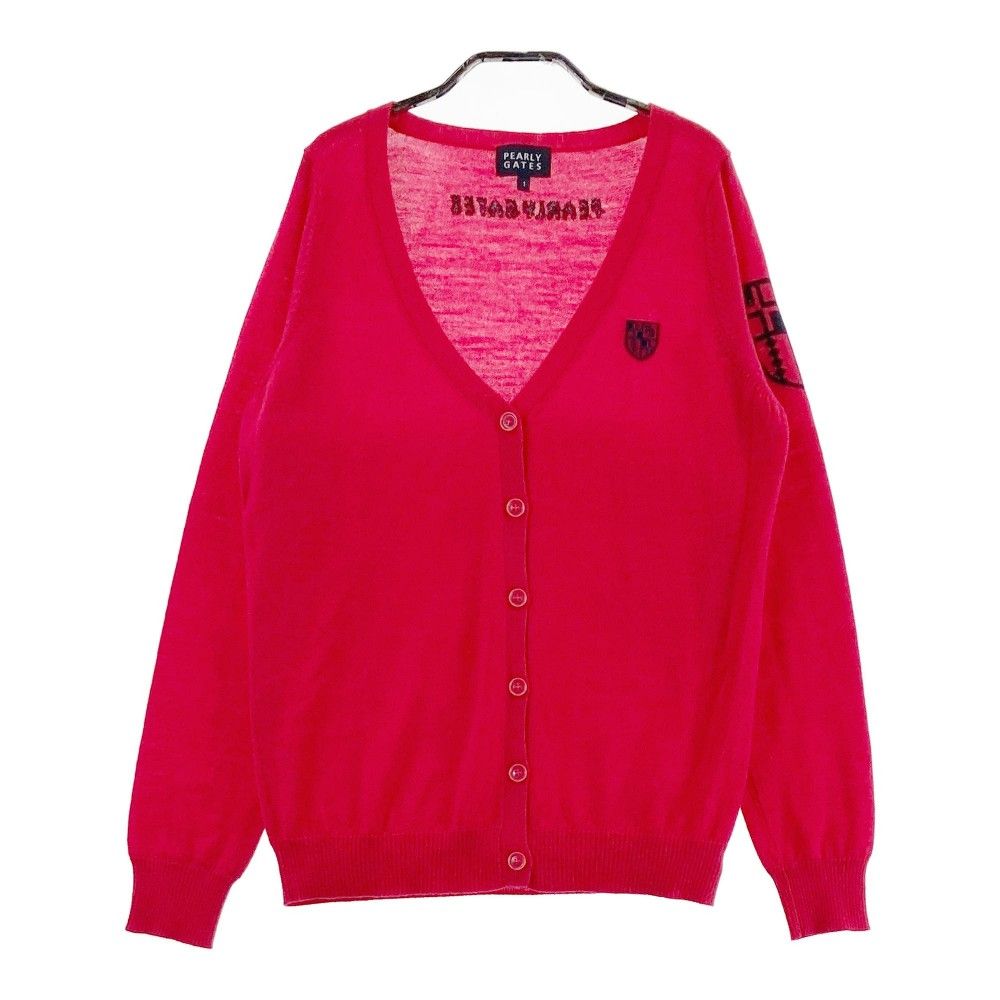 パーリーゲイツニットカーディガンサイズ1 サイズ：1 PEARLY GATES パーリーゲイツ ウール ニットカーディガン